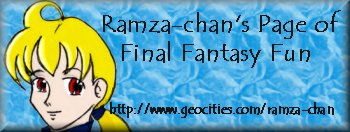 Banner for Ramza-chan's Page of Final Fantasy Fun