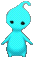 An animated gif of PuPu the alien. It waves at the viewer.